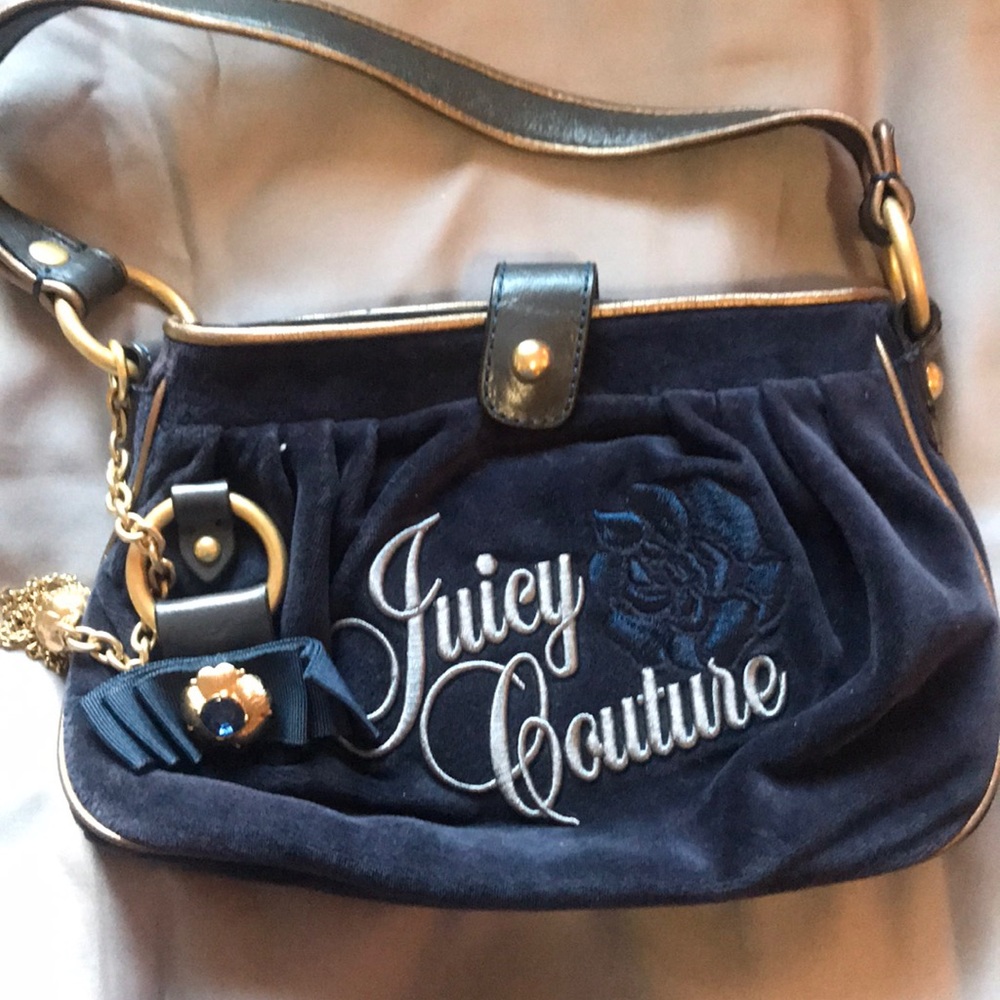 Juicy Couture navy shoulder bag